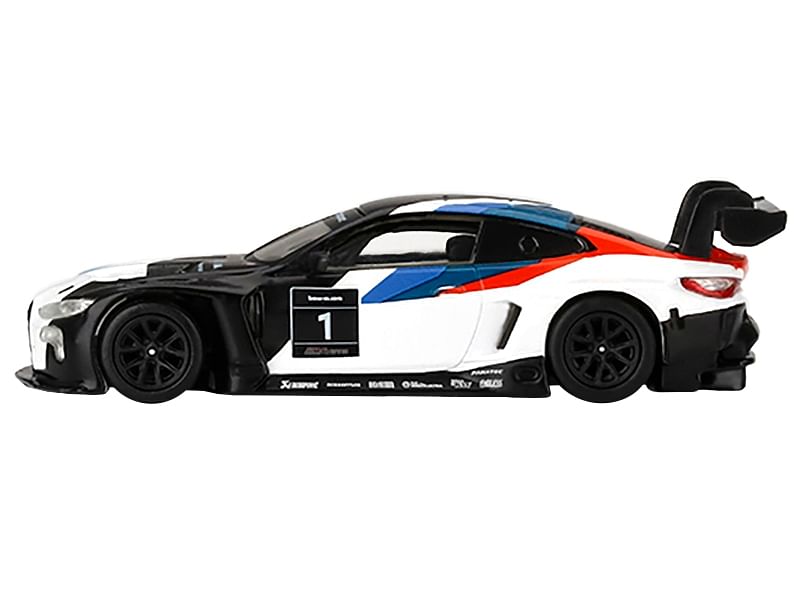 BMW M4 GT3 #1 White with Graphics “2021 Presentation Edition” Limited Edition to 3600 pieces Worldwide 1/64 Diecast Model Car by True Scale Miniatures