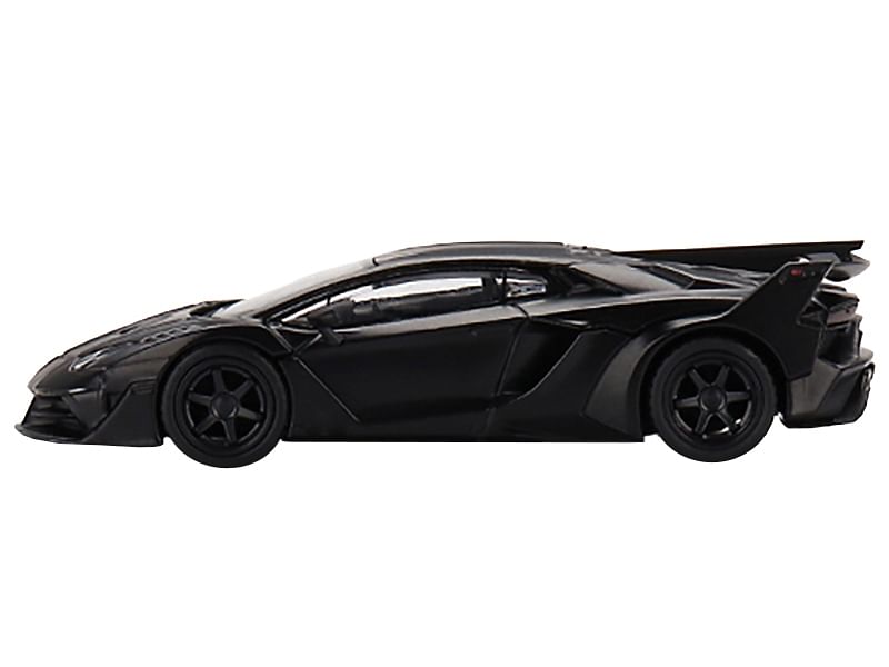 Lamborghini Aventador GT EVO “LB-Silhouette WORKS” Matt Black Limited Edition to 4200 pieces Worldwide 1/64 Diecast Model Car by True Scale Miniatures