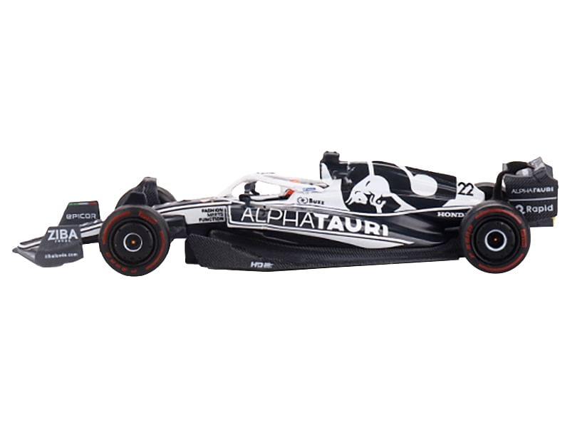 AlphaTauri AT03 #22 Yuki Tsunoda Formula One F1 “Abu Dhabi GP” (2022) Limited Edition 1/64 Diecast Model Car by True Scale Miniatures