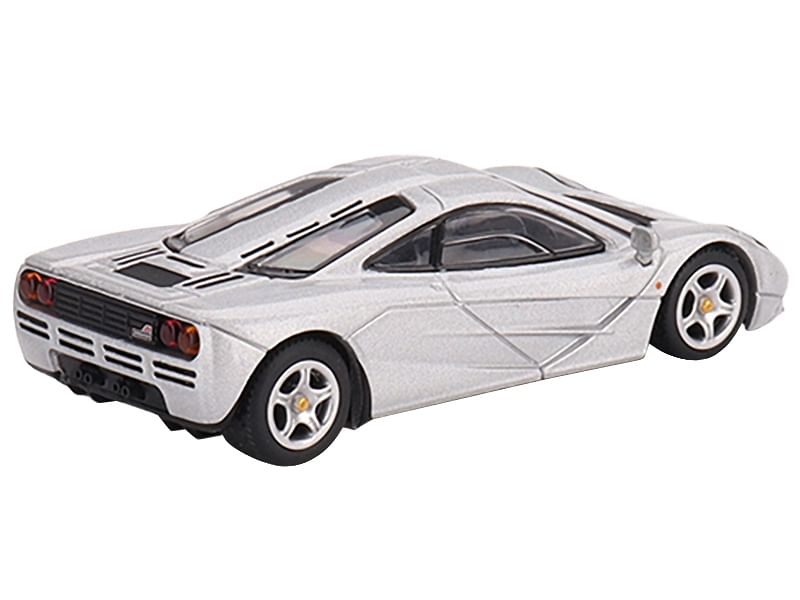 McLaren F1 Magnesium Silver Metallic Limited Edition to 3000 pieces Worldwide 1/64 Diecast Model Car...