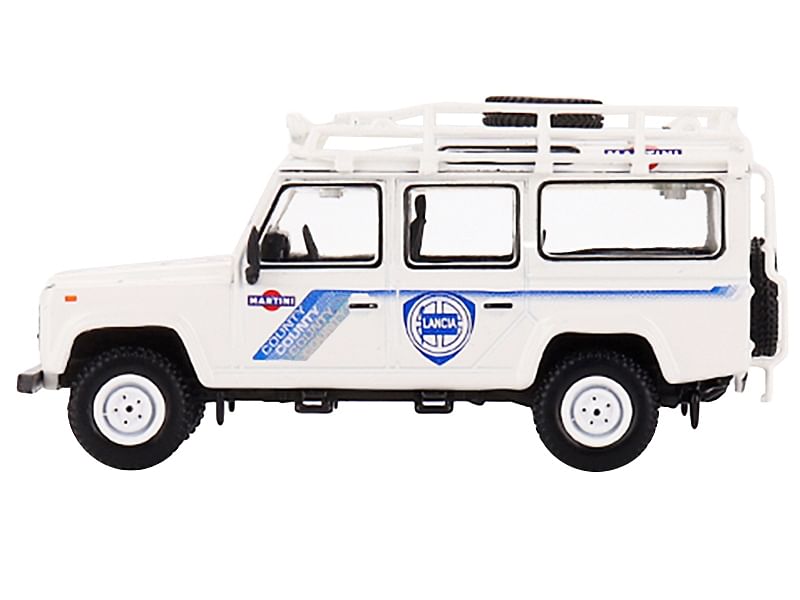 Land Rover Defender 110 “1991 Safari Rally Martini Racing” Support Vehicle 1/64 Diecast Model Car by True Scale Miniatures