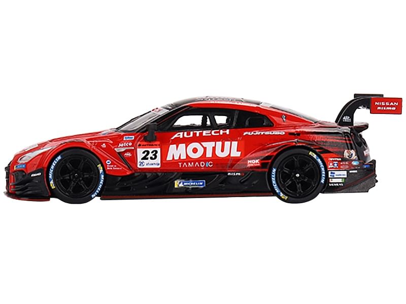 Nissan GT-R Nismo GT500 #23 “Motul Autech GT-R” Nismo “Super GT Series” (2021) Limited Edition 1/64 Diecast Model Car by True Scale Miniatures