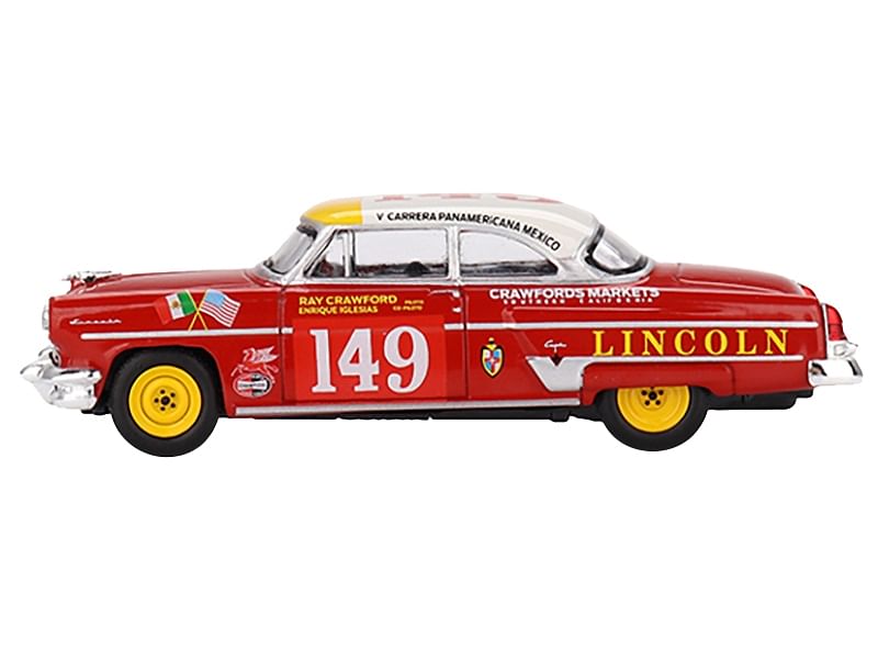 Lincoln Capri #149 Ray Crawford – Enrique Iglesias Class Winner “Carrera Panamericana” (1954) Limited Edition to 3960 pieces Worldwide 1/64 Diecast Model Car by True Scale Miniatures