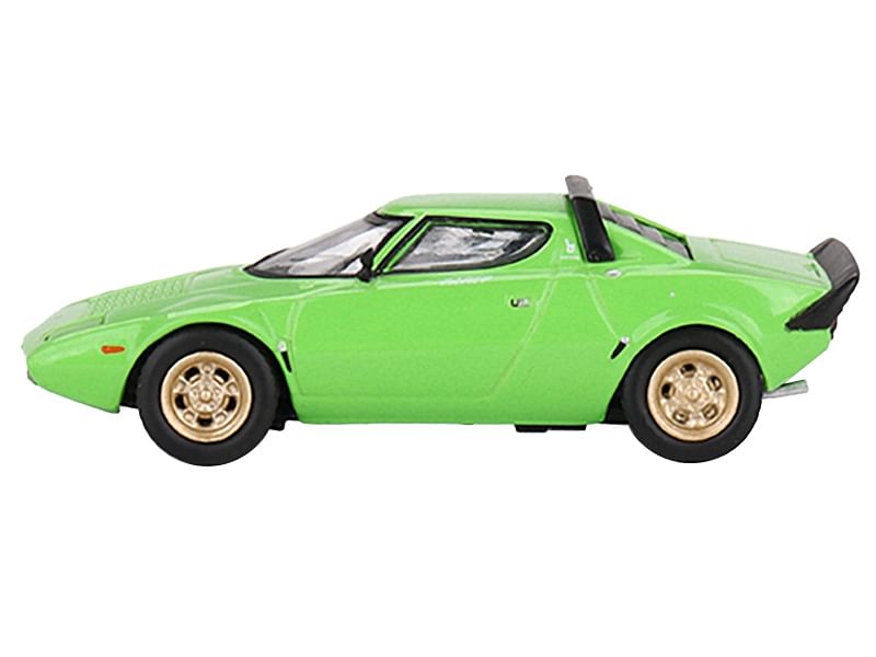 Lancia Stratos HF Stradale Verde Chiaro Green Limited Edition to 1200 pieces Worldwide 1/64 Diecast Model Car by True Scale Miniatures