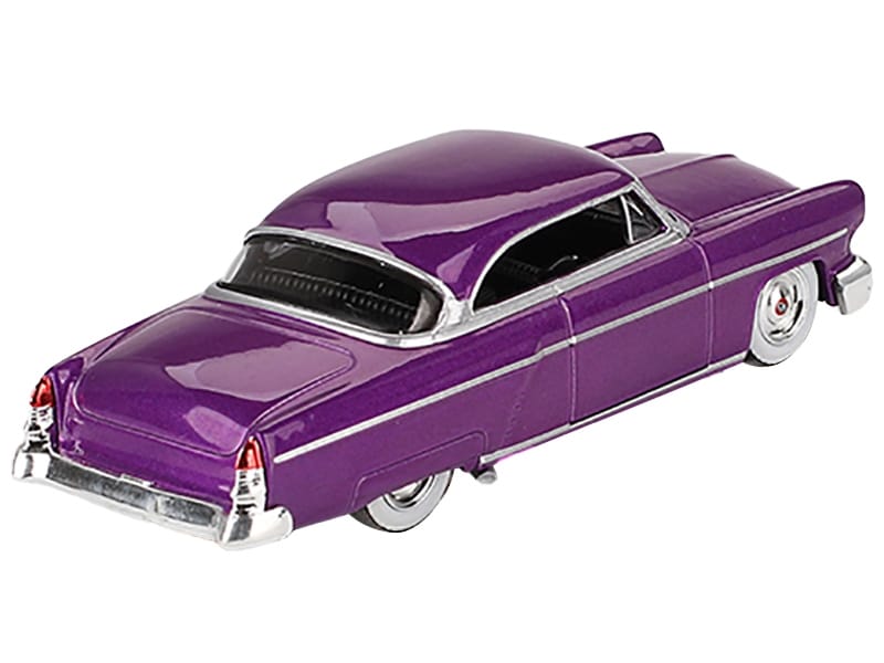 1954 Lincoln Capri Hot Rod Purple Metallic Limited Edition to 3600 pieces Worldwide 1/64 Diecast Model Car by Mini GT - Image 2
