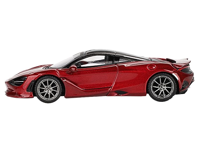 McLaren 750S Amaranth Red Metallic with Black Top Limited Edition to 5040 pieces Worldwide 1/64 Diecast Model Car by Mini GT