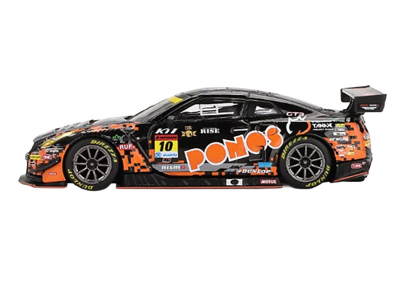 Nissan GT-R NISMO GT3 #10 Hironobu Yasuda - Riki Okusa "PONOS GAINER" "Super GT Series" (2023) Limited Edition 1/64 Diecast Model Car by Mini GT - Image 2