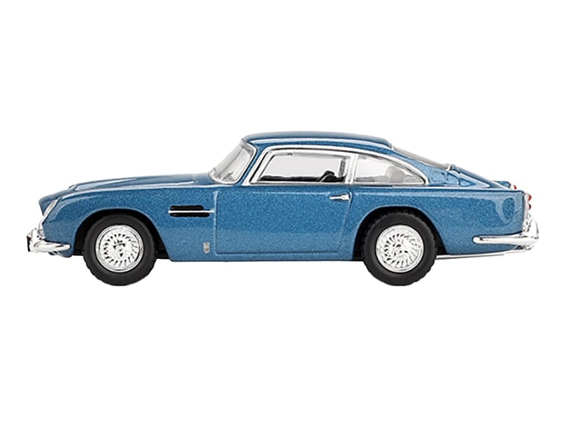 Aston Martin DB5 Sierra Blue Metallic Limited Edition 1/64 Diecast Model Car by Mini GT - Image 2