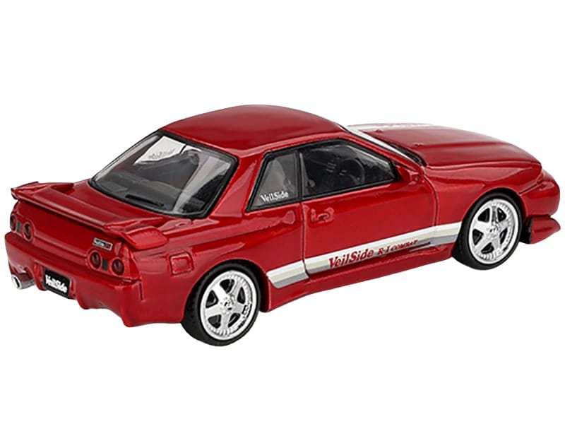 Nissan Skyline GT-R (R32) RHD (Right Hand Drive) "Veilside Combat C-I" Gem Red Metallic Limited Edition 1/64 Diecast Model Car by Mini GT - Image 3