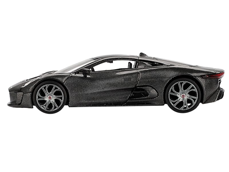 Jaguar C-X75 "Test Car" Black Carbon Limited Edition 1/64 Diecast Model Car by Mini GT - Image 2