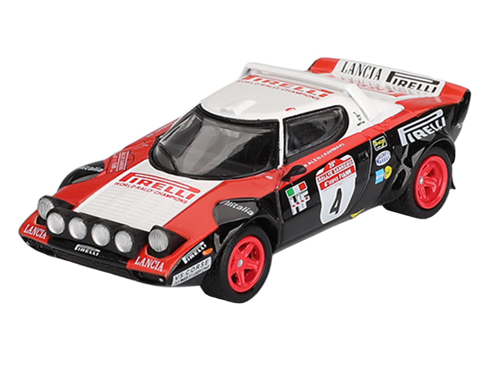 Lancia Stratos HF #4 Markku Alen - Ilkka Kivimaki Winner "Rally Sanremo" (1978) Limited Edition 1/64 Diecast Model Car by Mini GT - Image 2