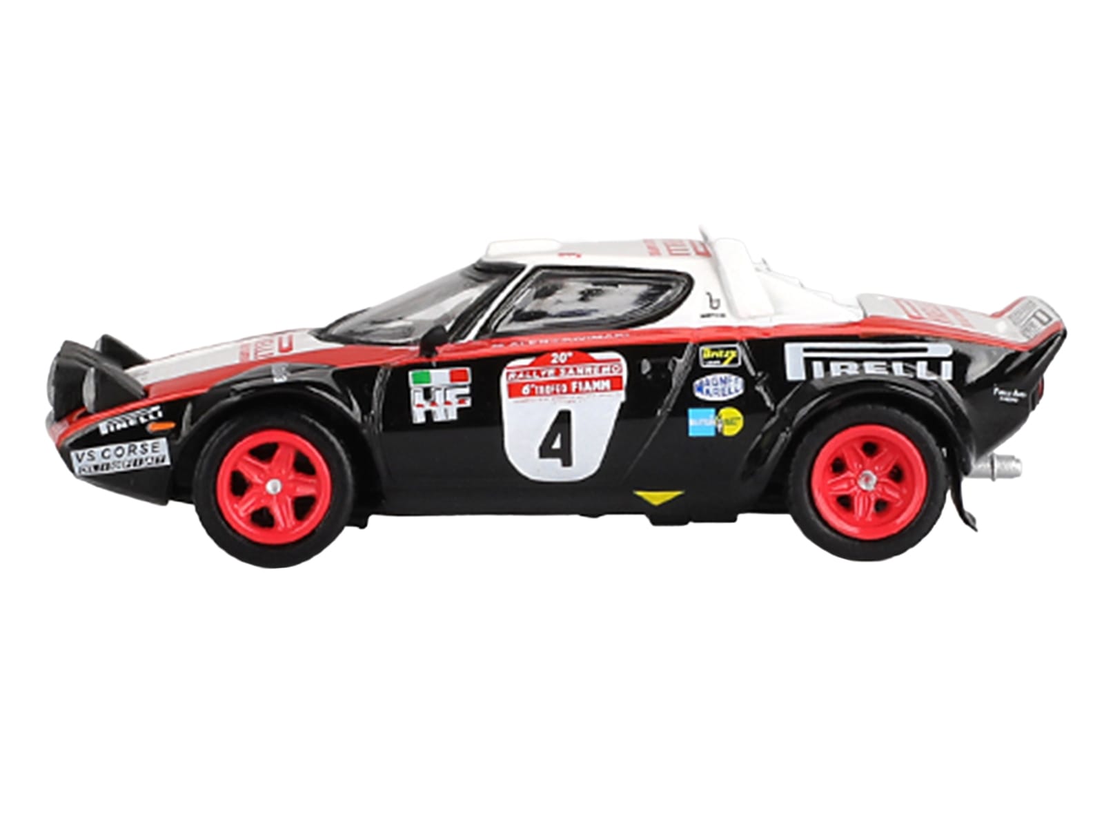Lancia Stratos HF #4 Markku Alen - Ilkka Kivimaki Winner "Rally Sanremo" (1978) Limited Edition 1/64 Diecast Model Car by Mini GT - Image 3