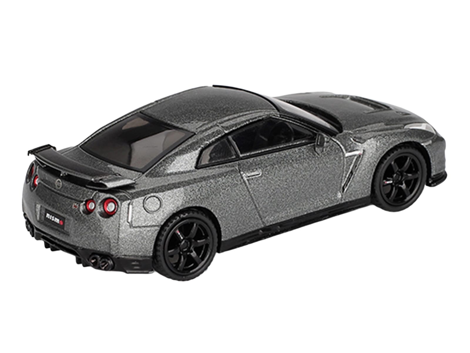 Nissan GT-R Nismo R35 CRS Version RHD (Right Hand Drive) Dark Metal Gray Metallic Limited Edition 1/64 Diecast Model Car by Mini GT - Image 4