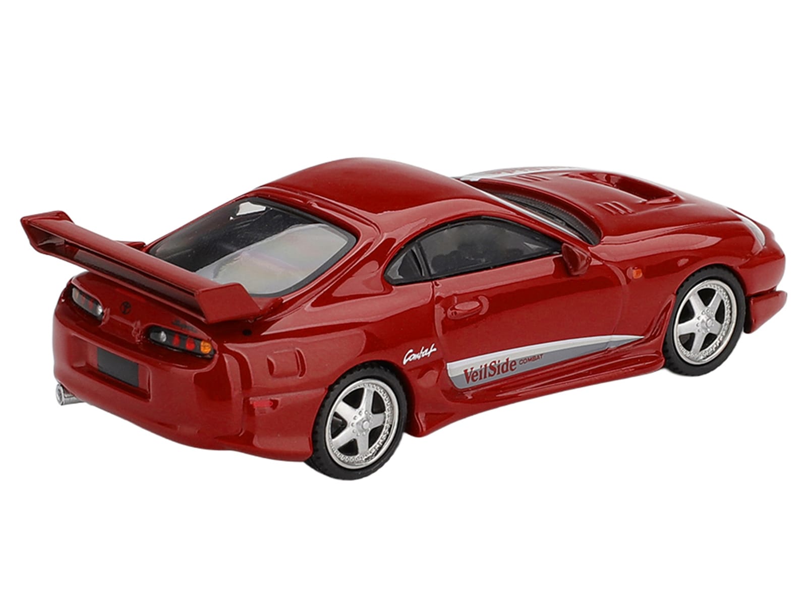 Toyota Supra "VeilSide Combat V-I" Red Limited Edition 1/64 Diecast Model Car by Mini GT - Image 3