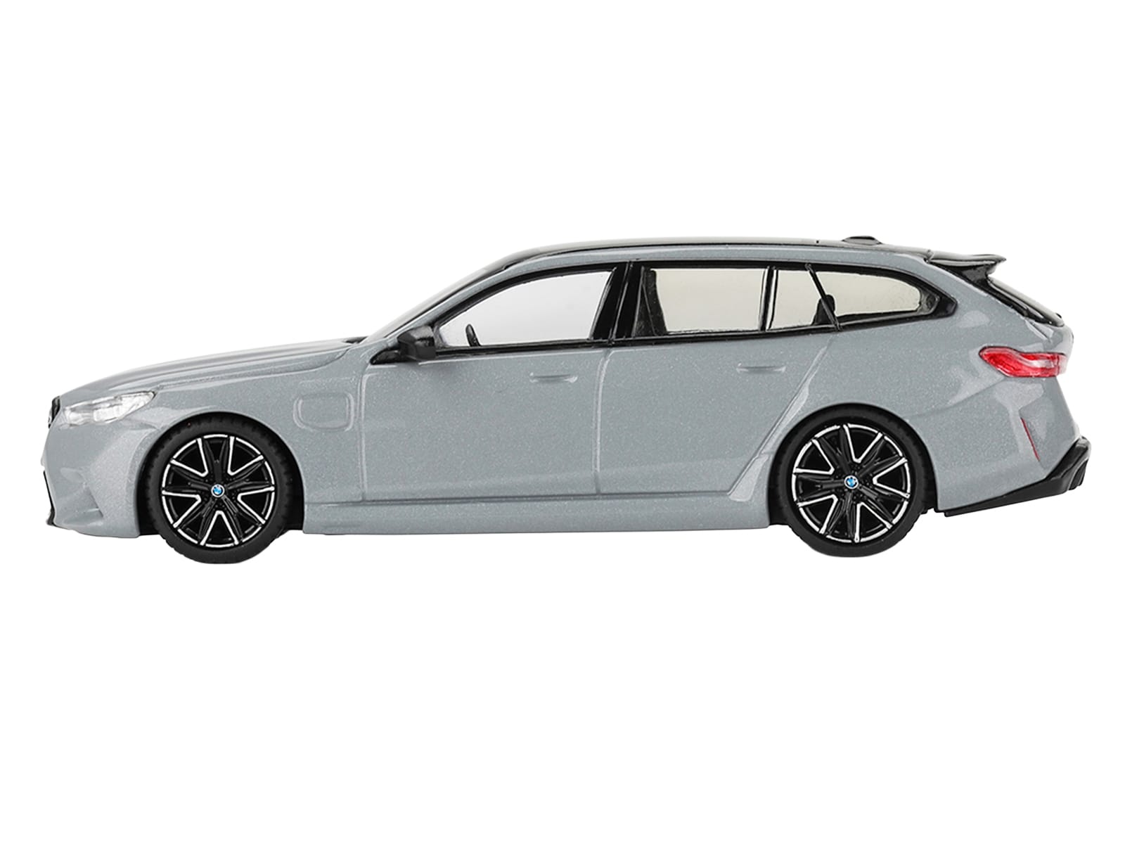 BMW M5 Touring Brooklyn Gray Metallic with Sunroof 1/64 Diecast Model Car by Mini GT - Image 2