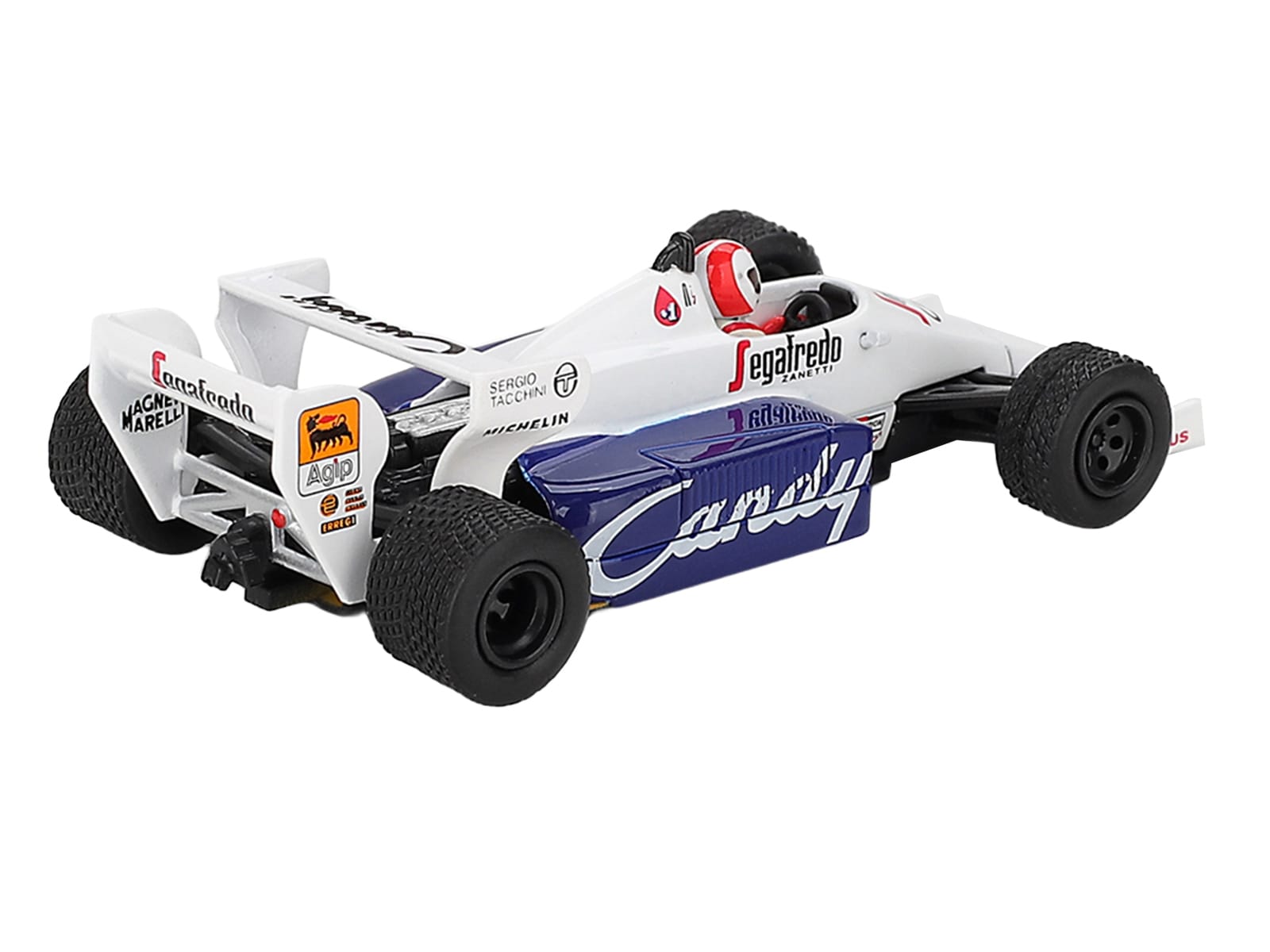 Toleman TG184 #20 Johnny Cecotto Formula One F1 "Monaco GP" (1984) with Driver Figure Limited Edition 1/64 Diecast Model Car by Mini GT - Image 4