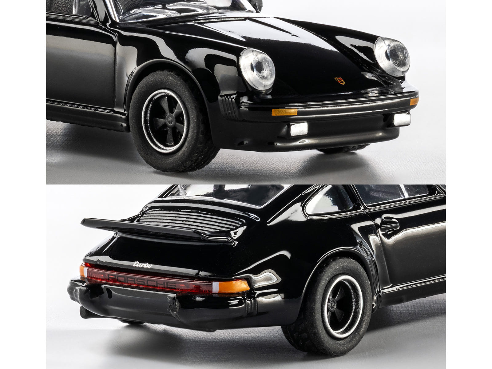 1975 Porsche 930 Turbo Black "Collection" Series 1/64 Diecast Model Car by Majorette - Image 2