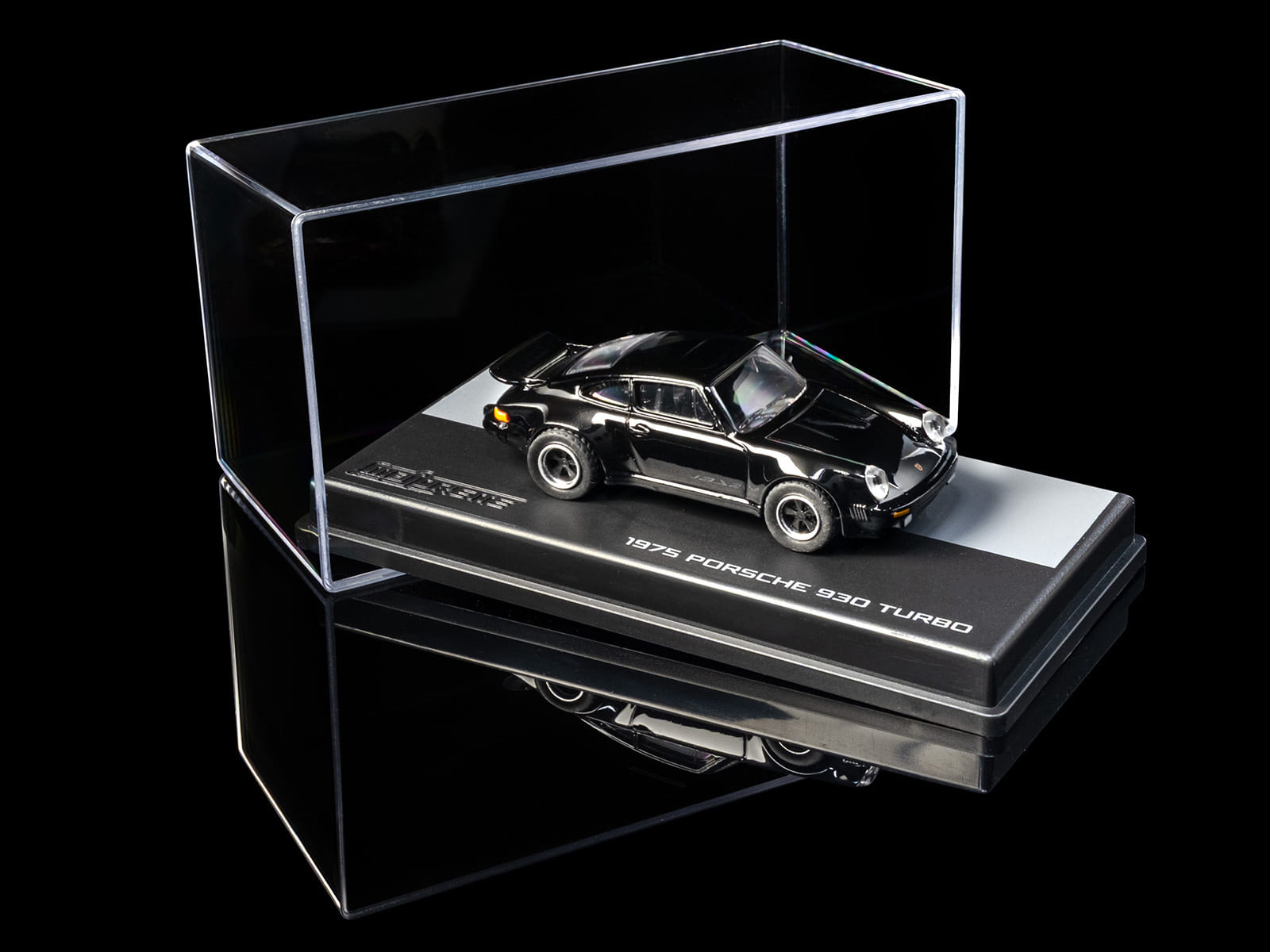 1975 Porsche 930 Turbo Black "Collection" Series 1/64 Diecast Model Car by Majorette - Image 5
