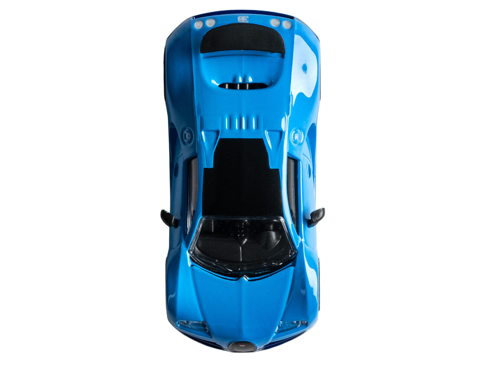 2005 Bugatti Veyron 16.4 Super Sport Blue "Collection" Series 1/64 Diecast Model Car by Majorette - Image 3