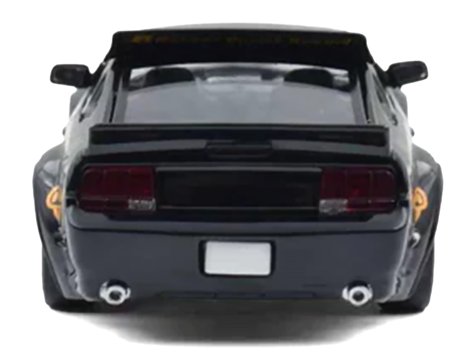 Pandem Mustang Black with Gold Graphics 1/64 Diecast Model Car by Model Model - Image 5