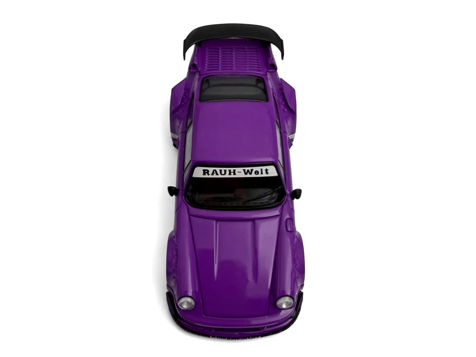RWB 930 Purple with White Stripes 1/64 Diecast Model Car by Model Model - Image 4