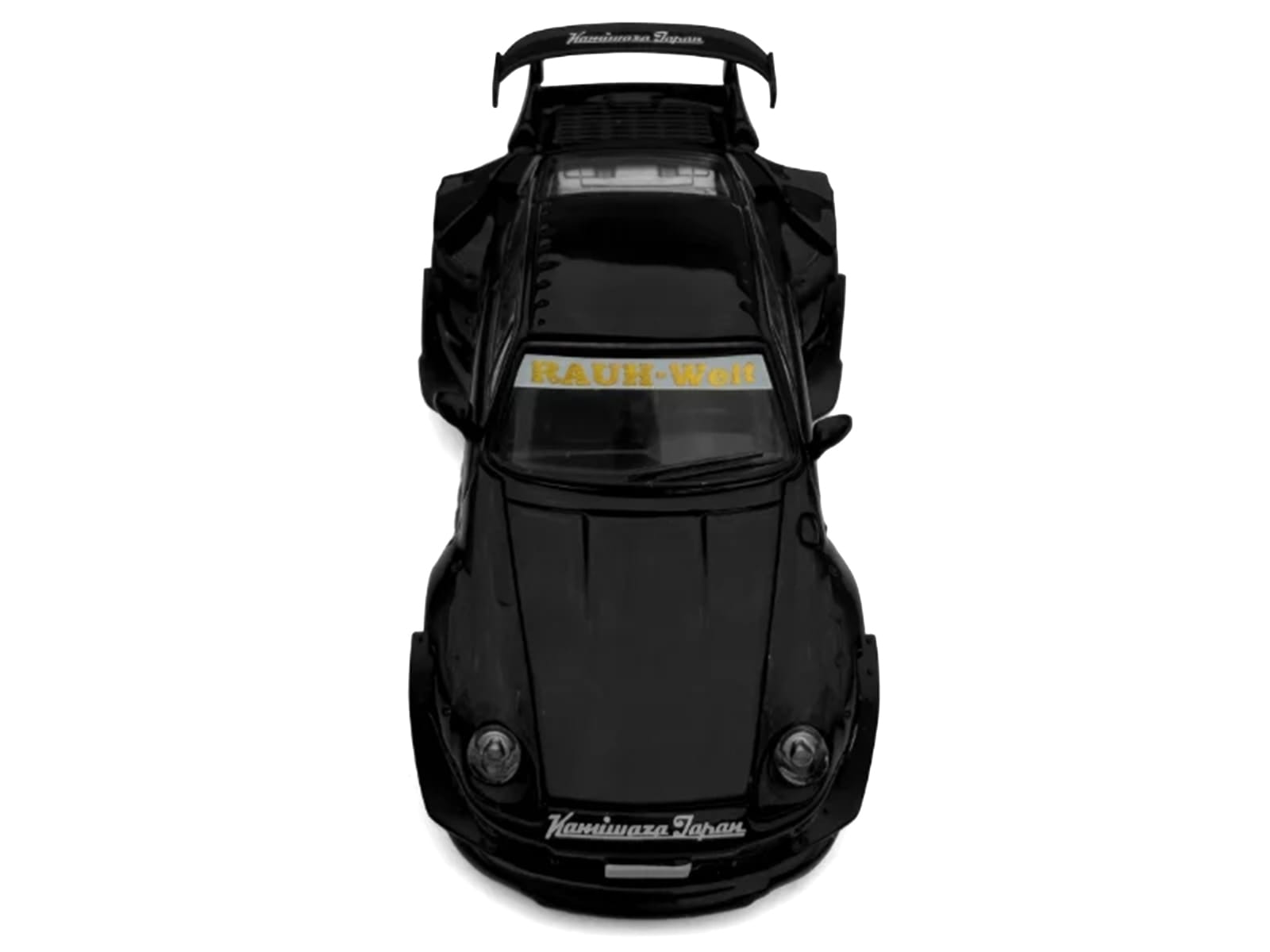 RWB 993 "Gespenst" Black 1/64 Diecast Model Car by Model Model - Image 4