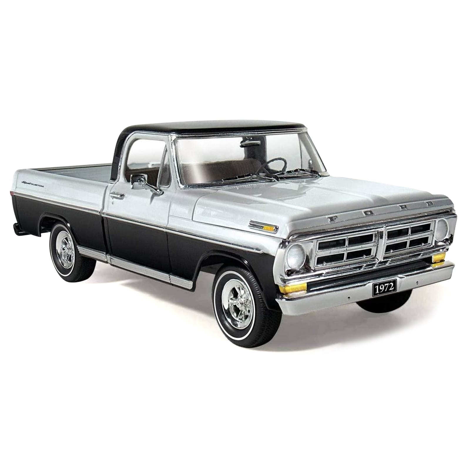 Skill 3 Model Kit 1972 Ford Sport Custom Pickup Truck 1/25 Scale Model by Moebius - Image 2