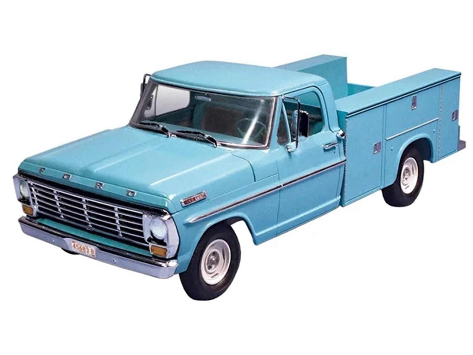 Skill 3 Model Kit 1967 Ford F100 Service Bed Pickup Truck 1/25 Scale Model by Moebius - Image 2