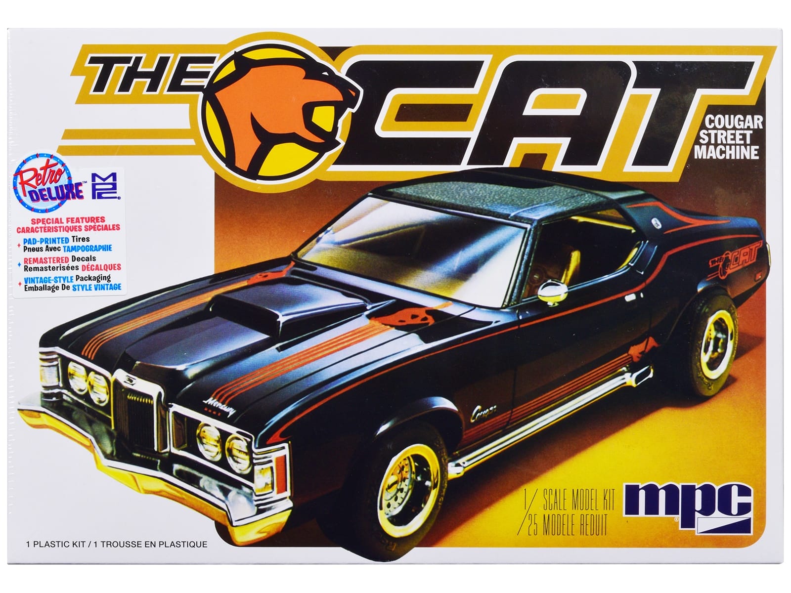 Skill 2 Model Kit 1973 Mercury Cougar "The Cat" 1/25 Scale Model by MPC - Image 2