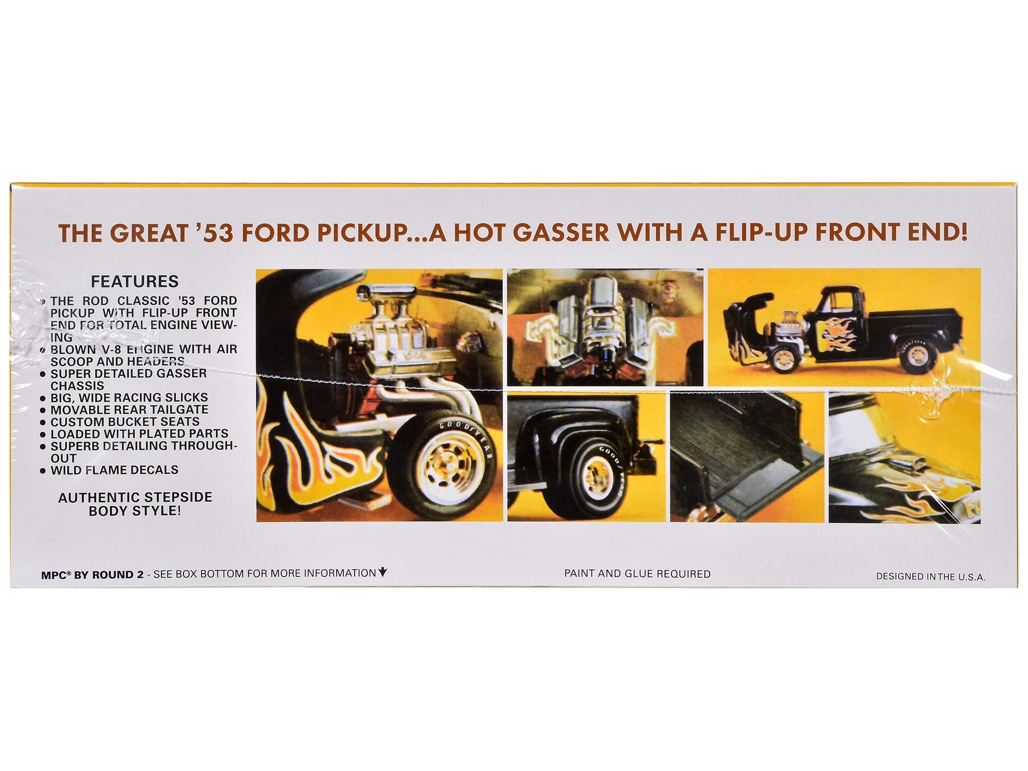 Skill 2 Model Kit 1953 Ford Stepside Pickup Truck 1/25 Scale Model by MPC - Image 2