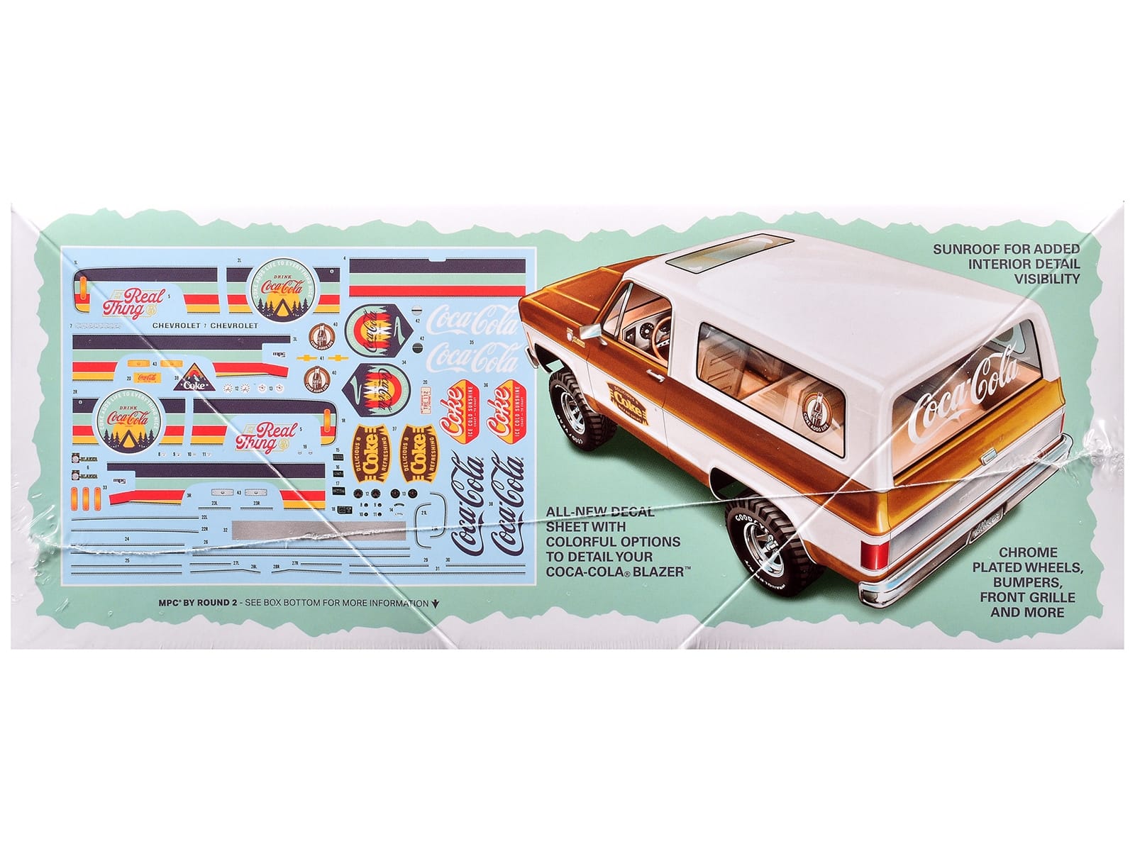 Skill 1 Model Kit Chevrolet K5 Blazer "Coca-Cola" 1/25 Scale Model by MPC - Image 2