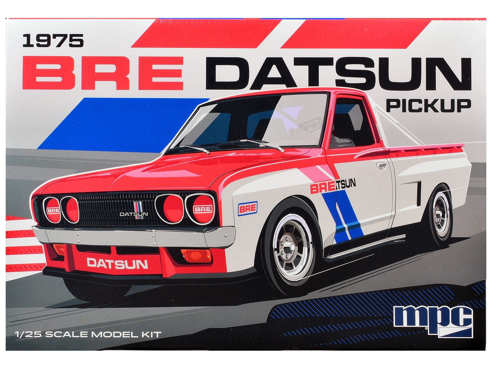 Skill 2 Model Kit 1975 Datsun Pickup Truck "BRE" 1/25 Scale Model by MPC