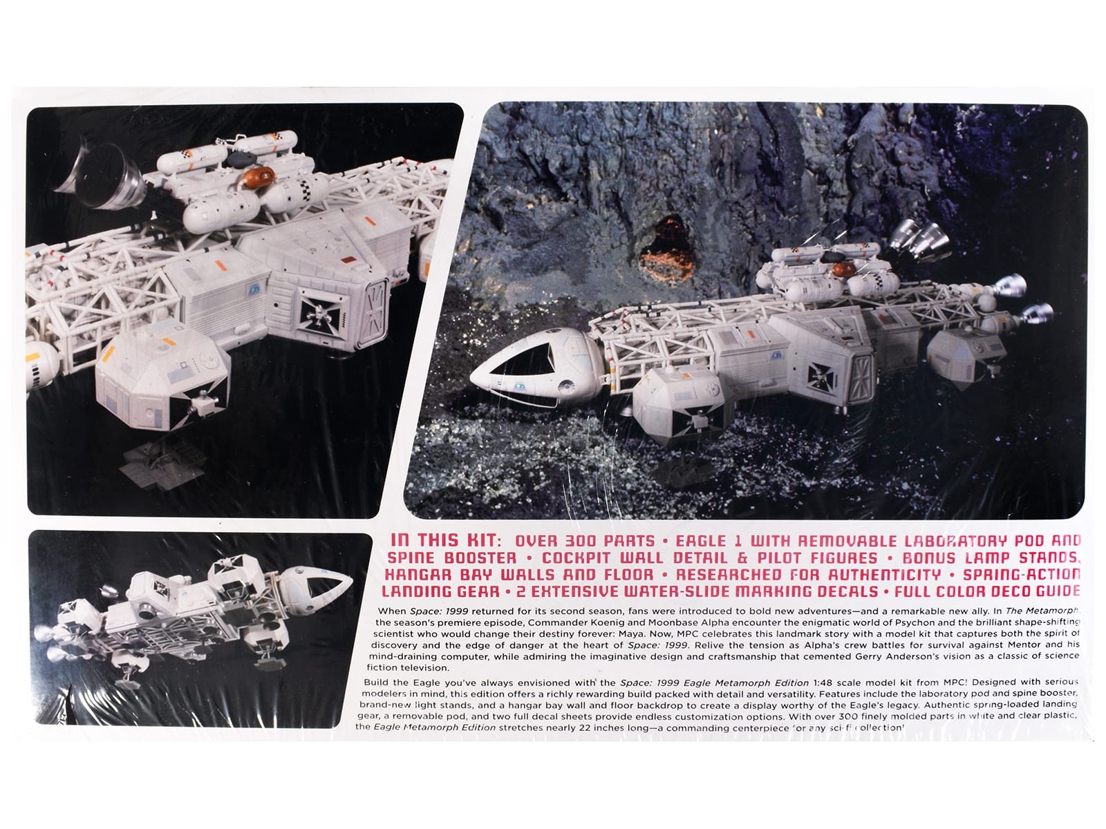 Skill 2 Model Kit Eagle Transporter Metamorph Edition "Space: 1999" (1975-1977) TV Series 1/48 Scale Model by MPC - Image 4