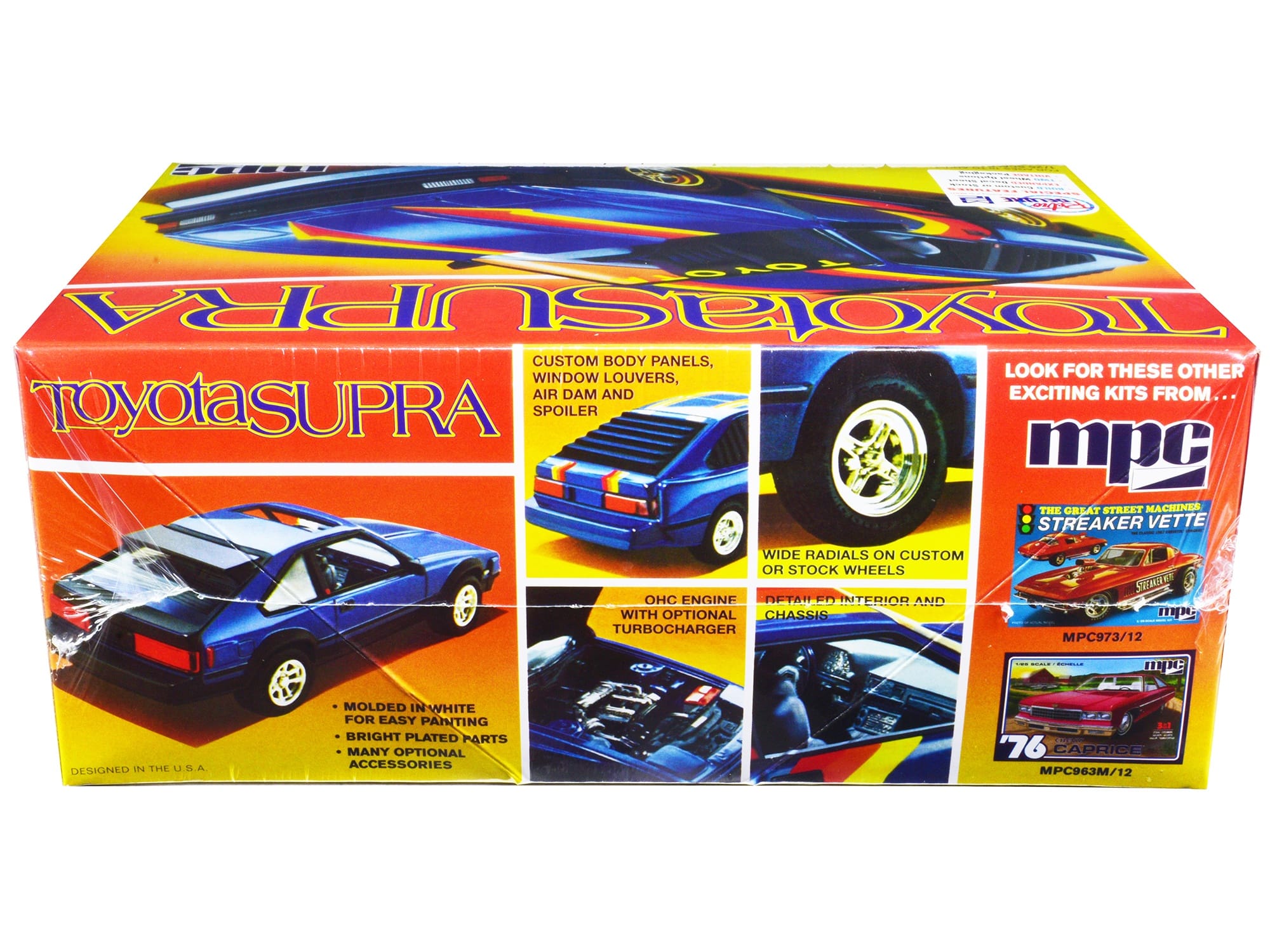 Skill 2 Model Kit 1983 Toyota Celica Supra 1/25 Scale Model Car by MPC - Image 2
