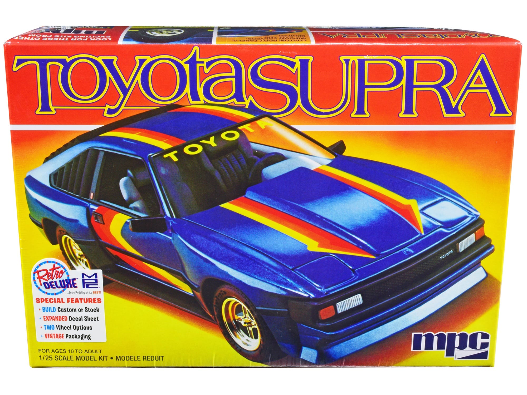Skill 2 Model Kit 1983 Toyota Celica Supra 1/25 Scale Model Car by MPC - Image 3