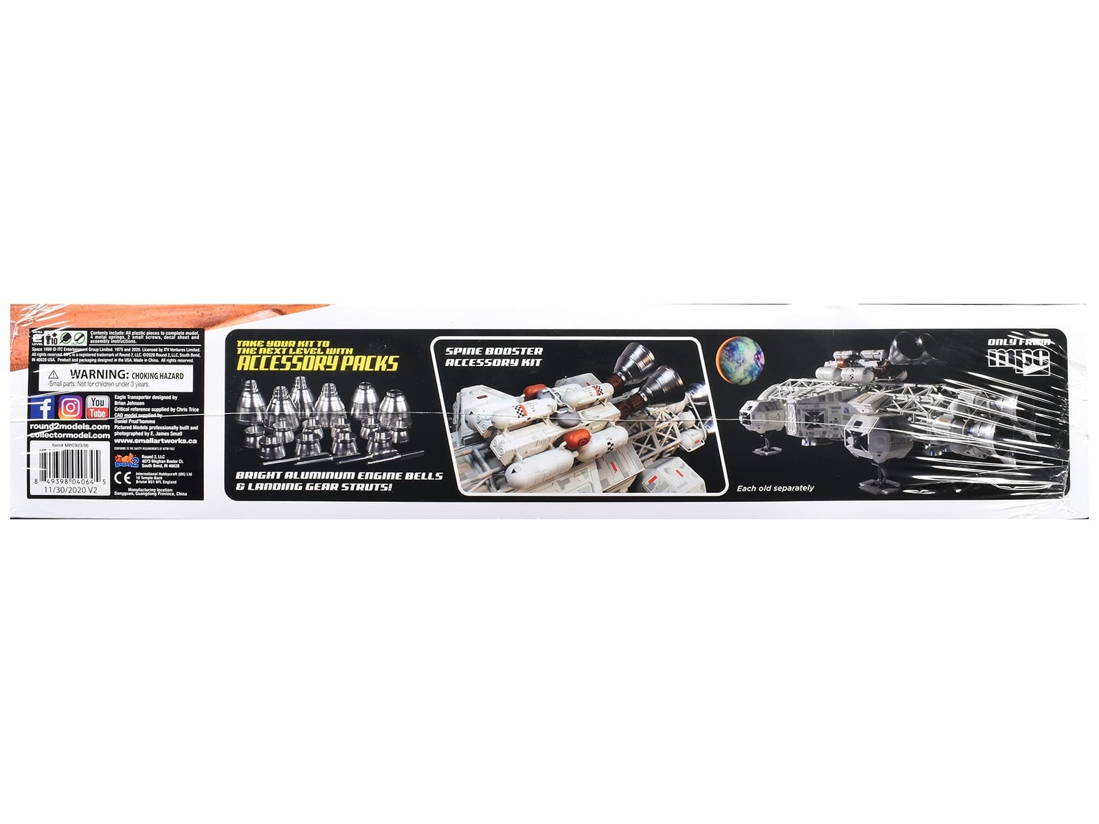 Skill 2 Model Kit Eagle 2 Laboratory Pod "Space: 1999" (1975-1977) TV Series 1/48 Scale Model by MPC - Image 3