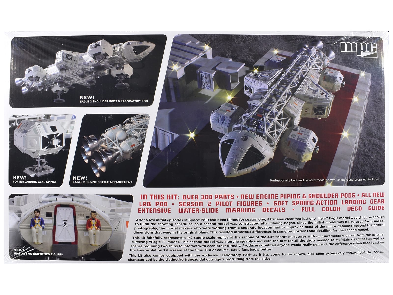 Skill 2 Model Kit Eagle 2 Laboratory Pod "Space: 1999" (1975-1977) TV Series 1/48 Scale Model by MPC - Image 4