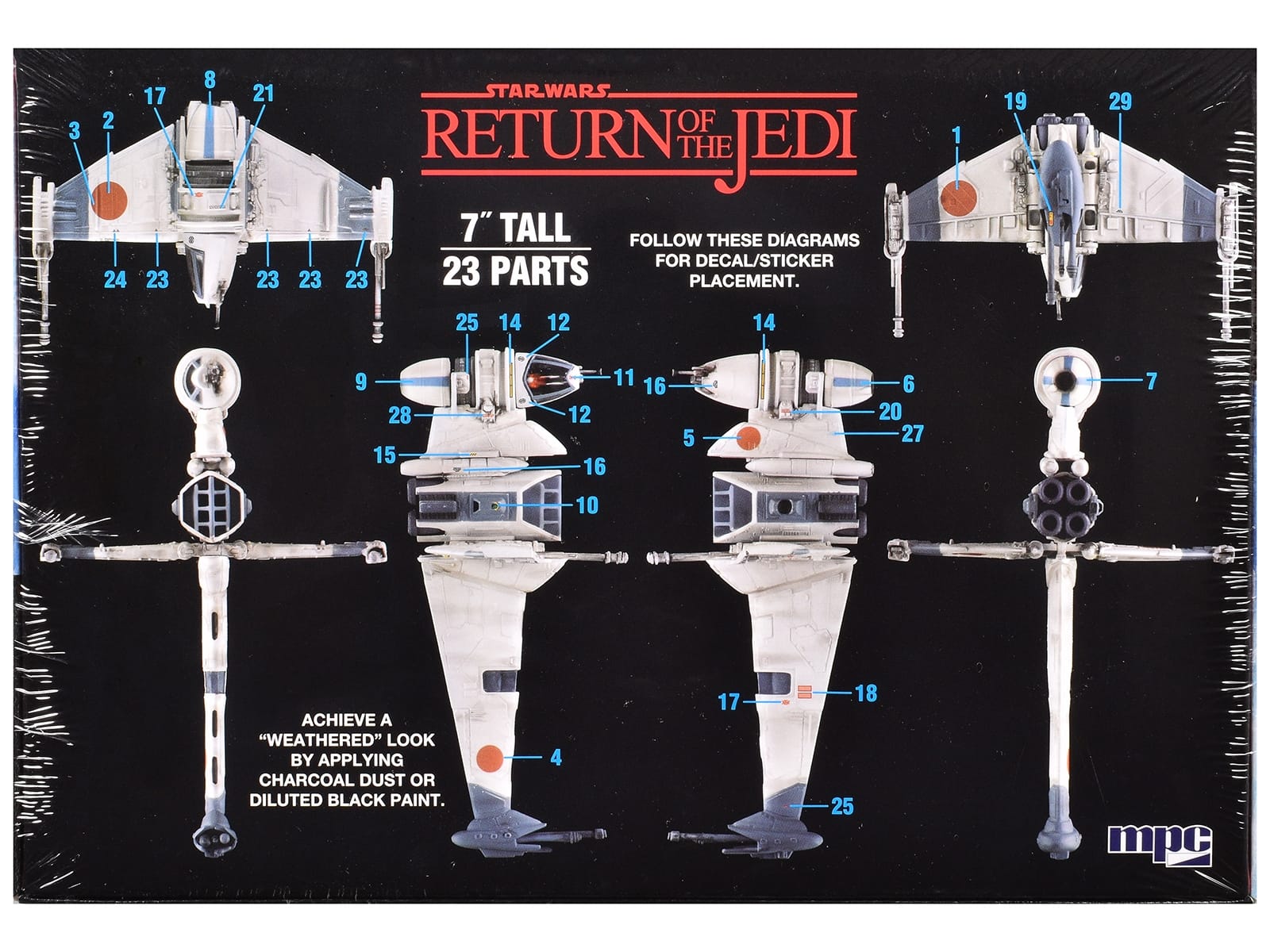 Skill 2 Snap Model Kit Eagle 2 Laboratory Pod "Space: 1999" (1975-1977) TV Series 1/144 Scale Model by MPC - Image 4