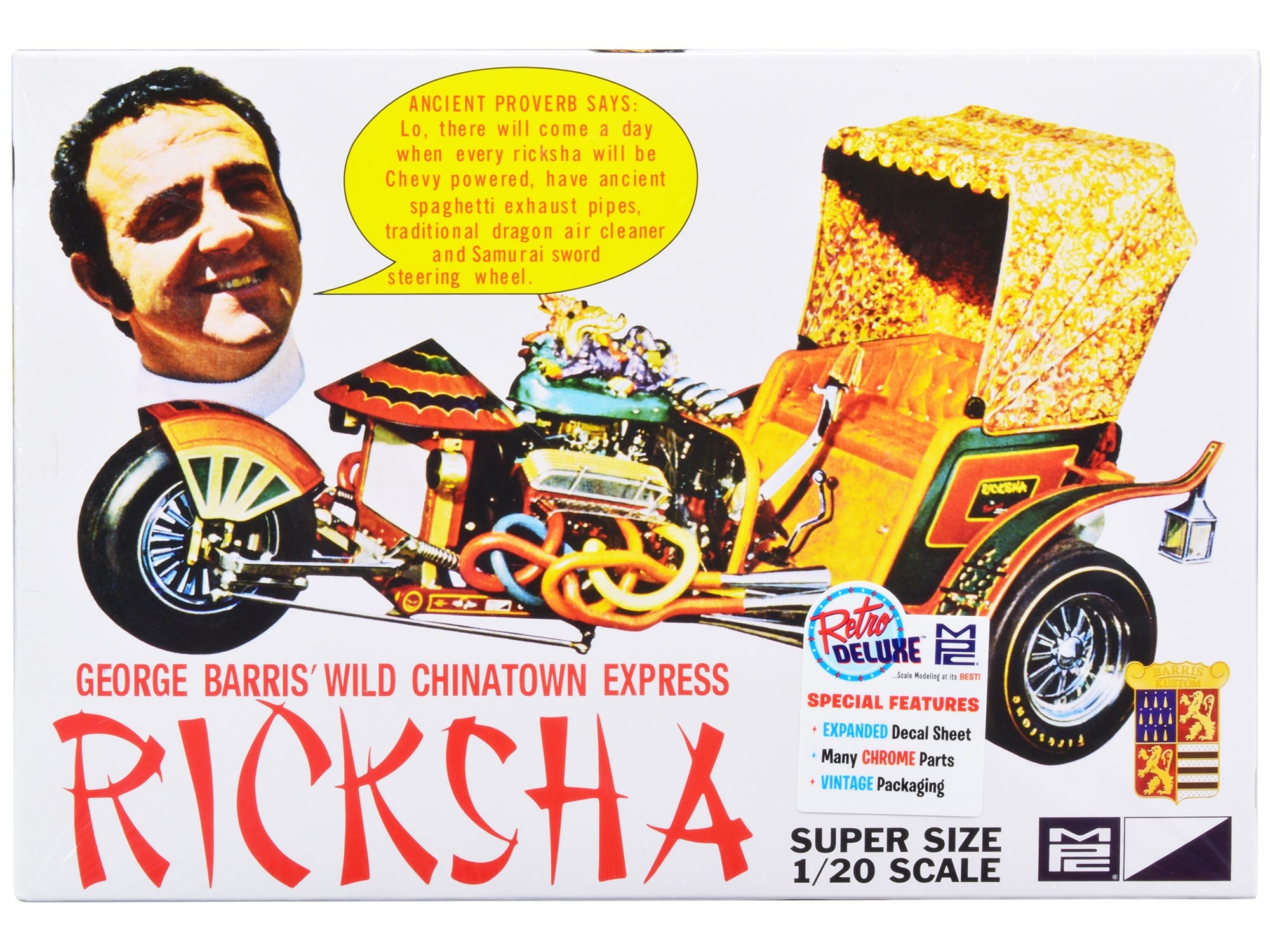 Skill 2 Model Kit George Barris' Wild Chinatown Express Ricksha 1/20 Scale Model by MPC - Image 3