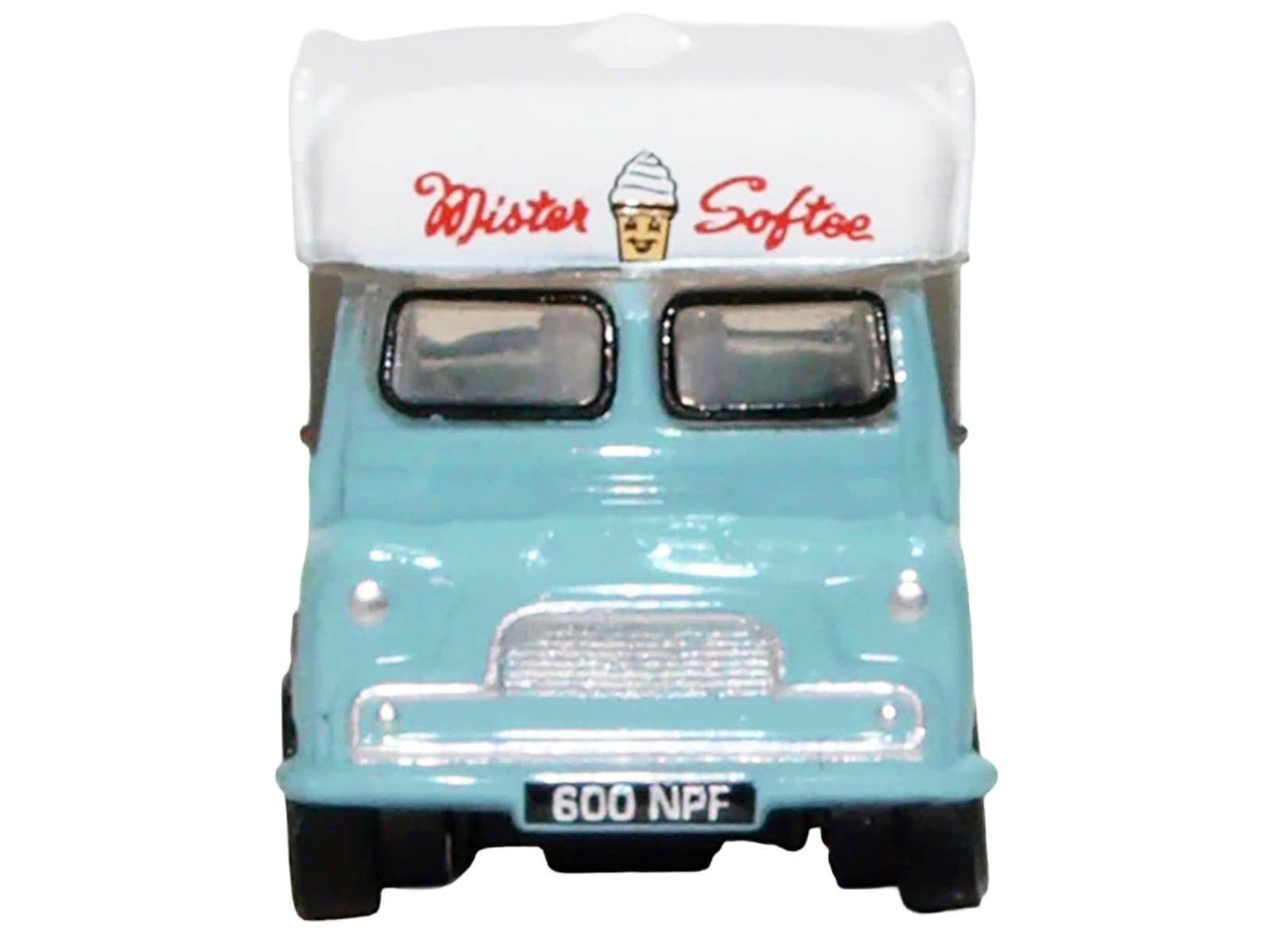 Bedford CA Ice Cream Van "Mister Softee" Light Blue with White Top 1/148 (N) Scale Diecast Model Car by Oxford Diecast - Image 3