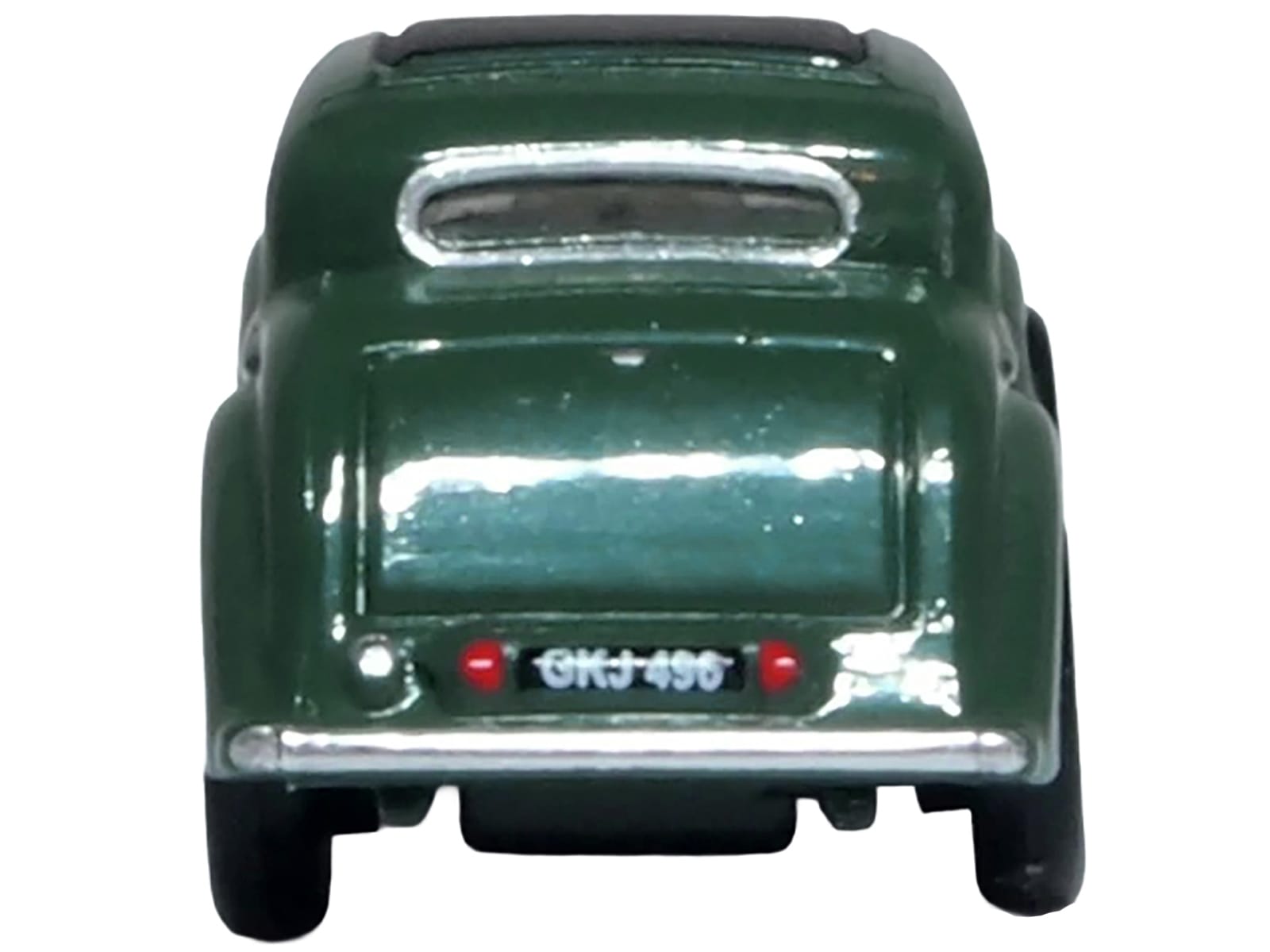 Jaguar SS RHD (Right Hand Drive) Suede Green with Black Top 1/148 (N) Scale Diecast Model Car by Oxford Diecast - Image 5