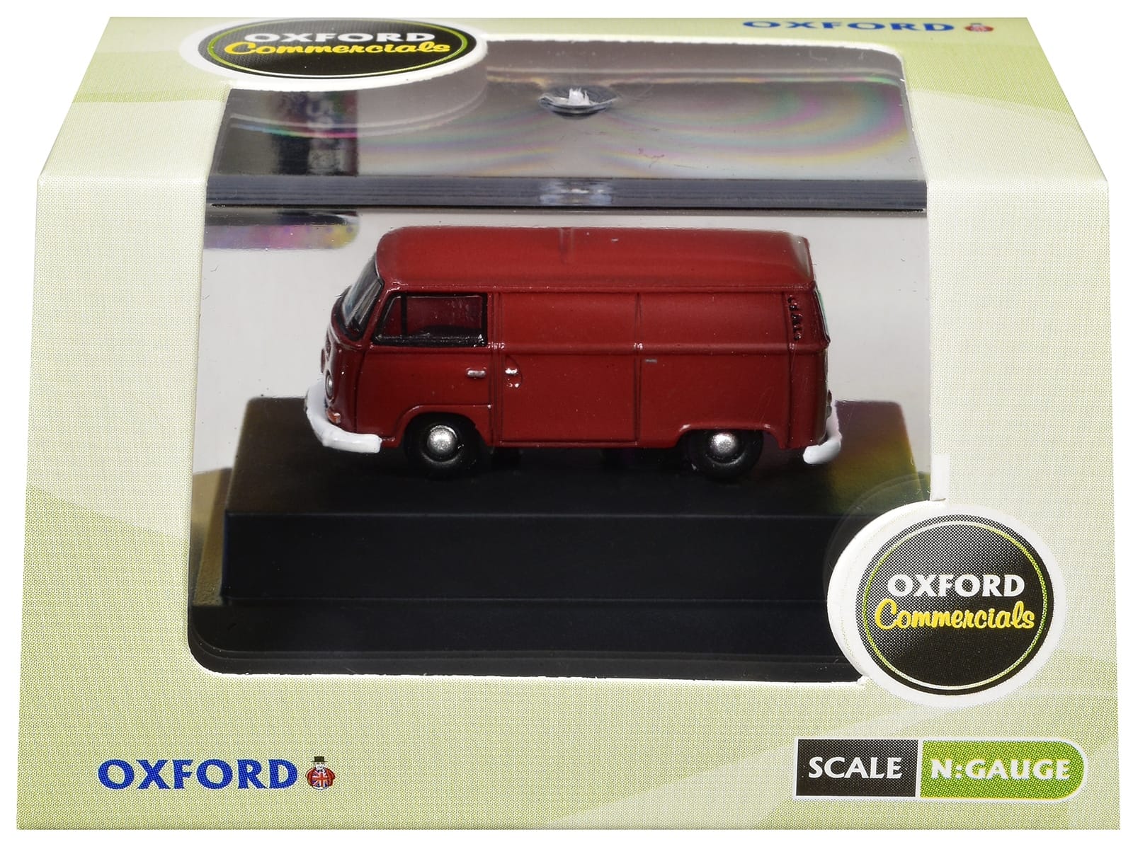 Volkswagen T2 Van Senegal Red 1/148 (N) Scale Diecast Model Car by Oxford Diecast - Image 3