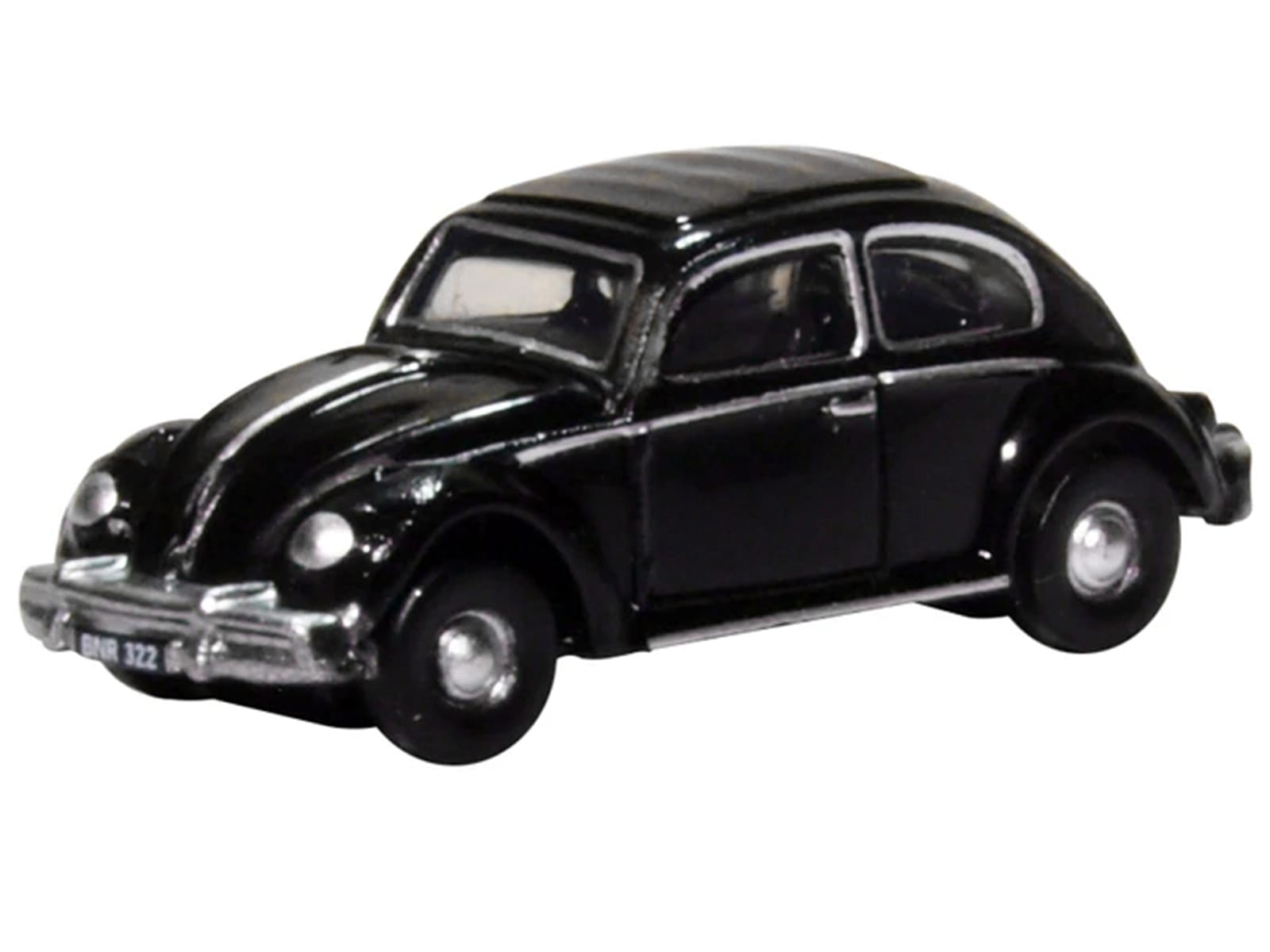 Volkswagen Beetle Black 1/148 (N) Scale Diecast Model Car by Oxford Diecast - Image 2