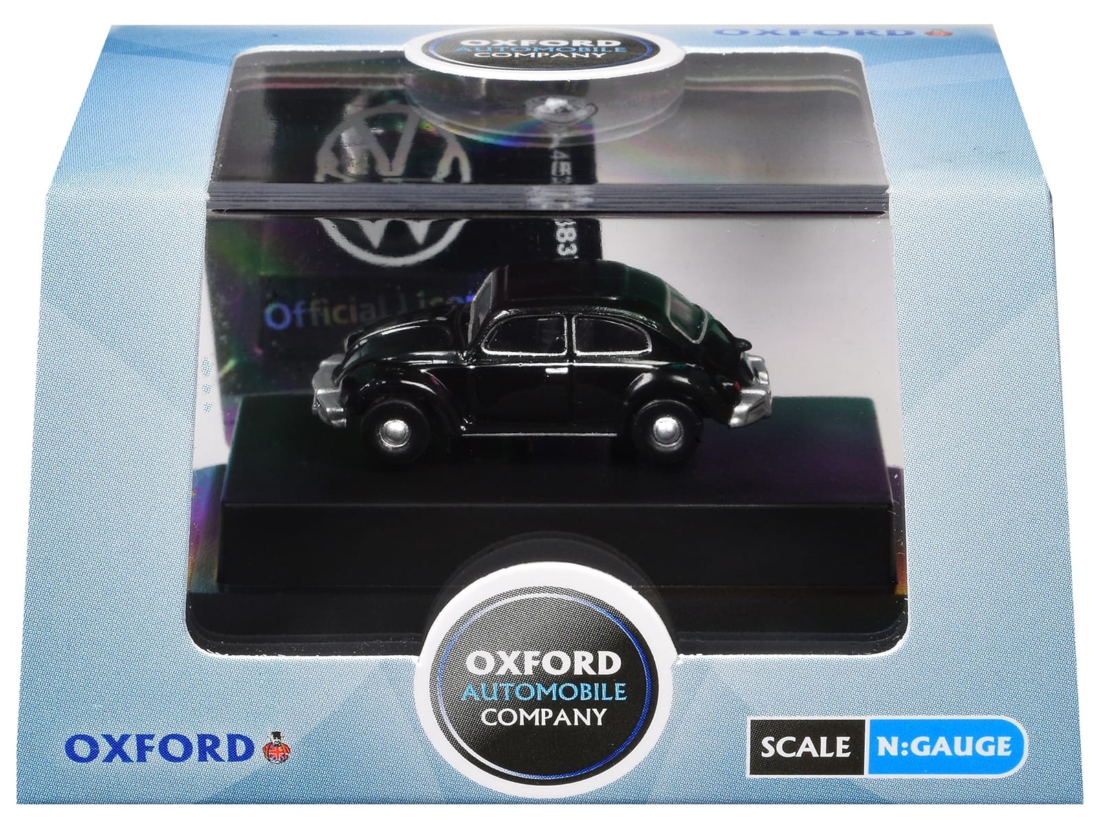 Volkswagen Beetle Black 1/148 (N) Scale Diecast Model Car by Oxford Diecast - Image 3