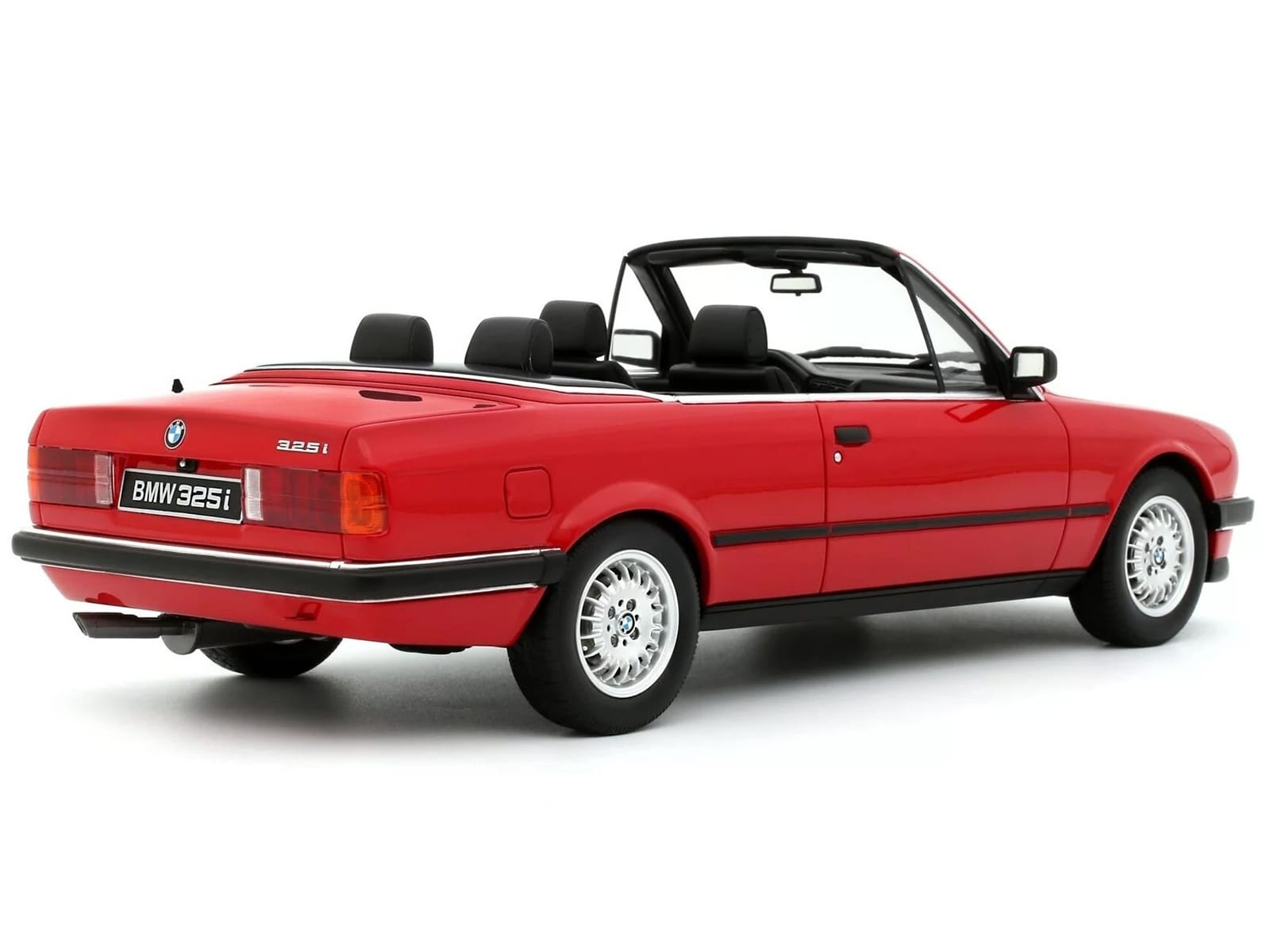 1986 BMW 325i Convertible Bright Red Limited Edition to 2000 pieces Worldwide 1/18 Model Car by Otto Mobile - Image 5