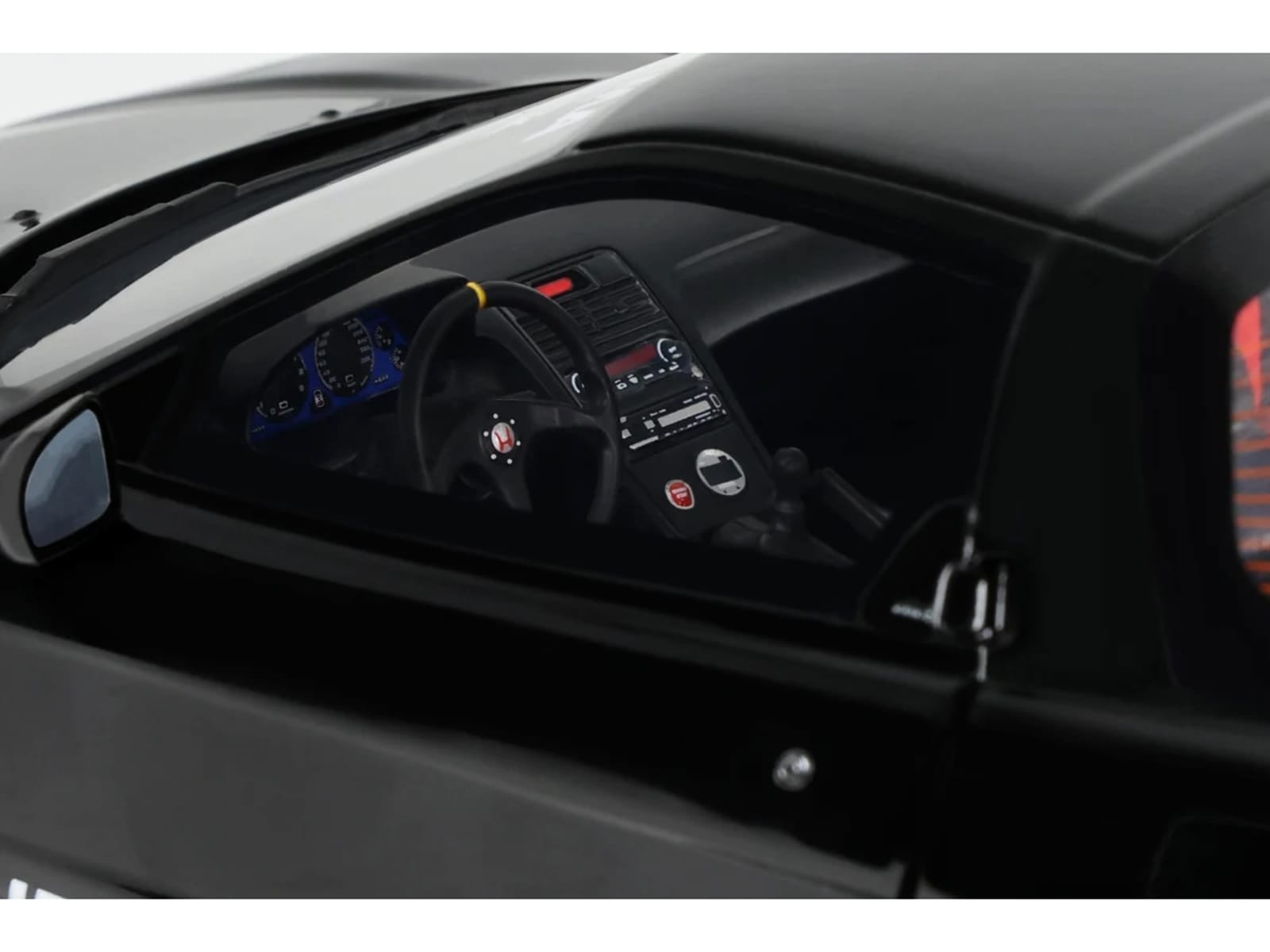 2020 Honda NSX (NA1) LB-Works Black with Red Interior Limited Edition to 2000 pieces Worldwide 1/18 Model Car by Otto Mobile - Image 3