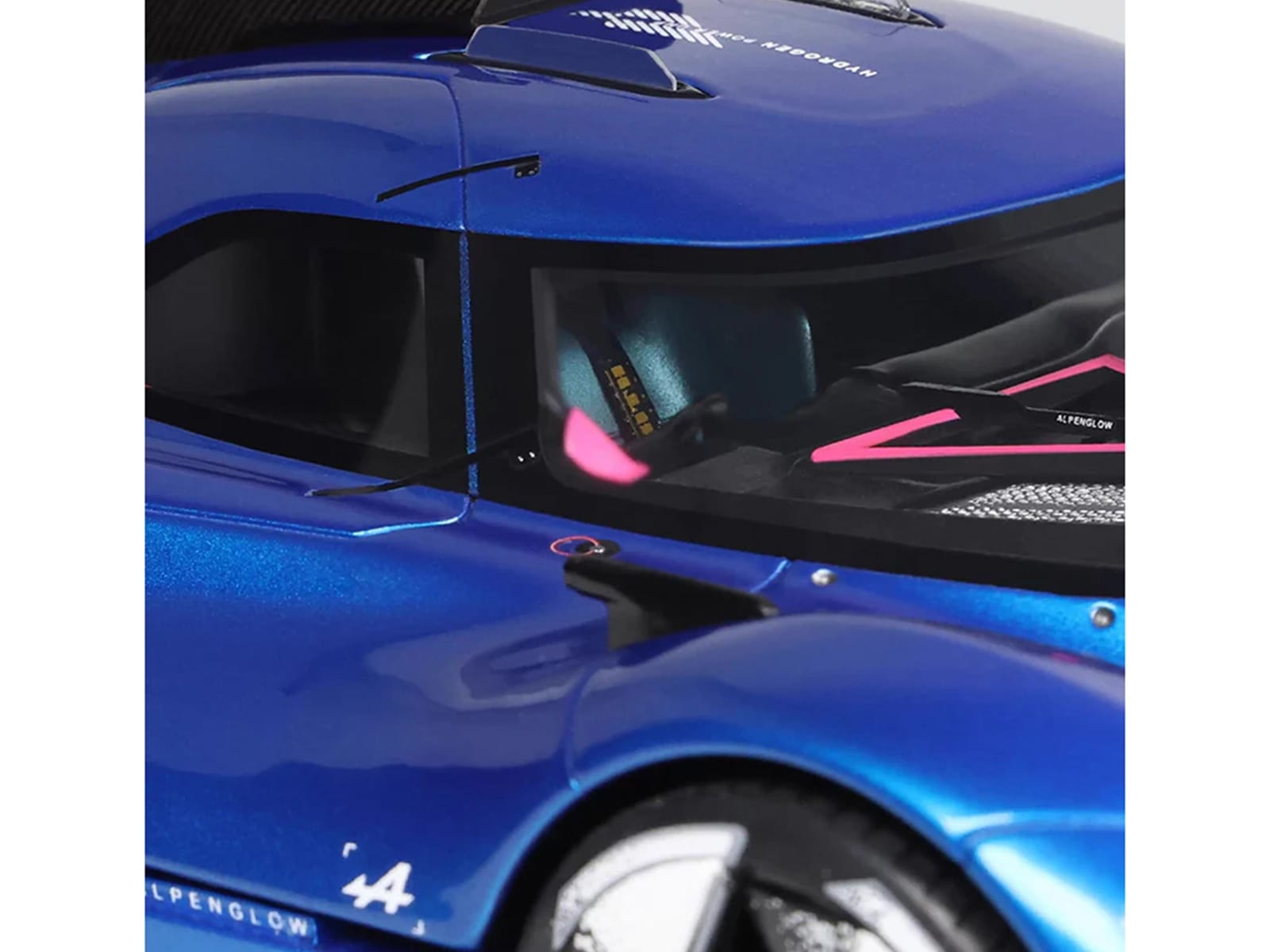 2024 Alpine Alpenglow HY6 Concept Car Specular Blue Metallic 1/18 Model Car by Otto Mobile - Image 2