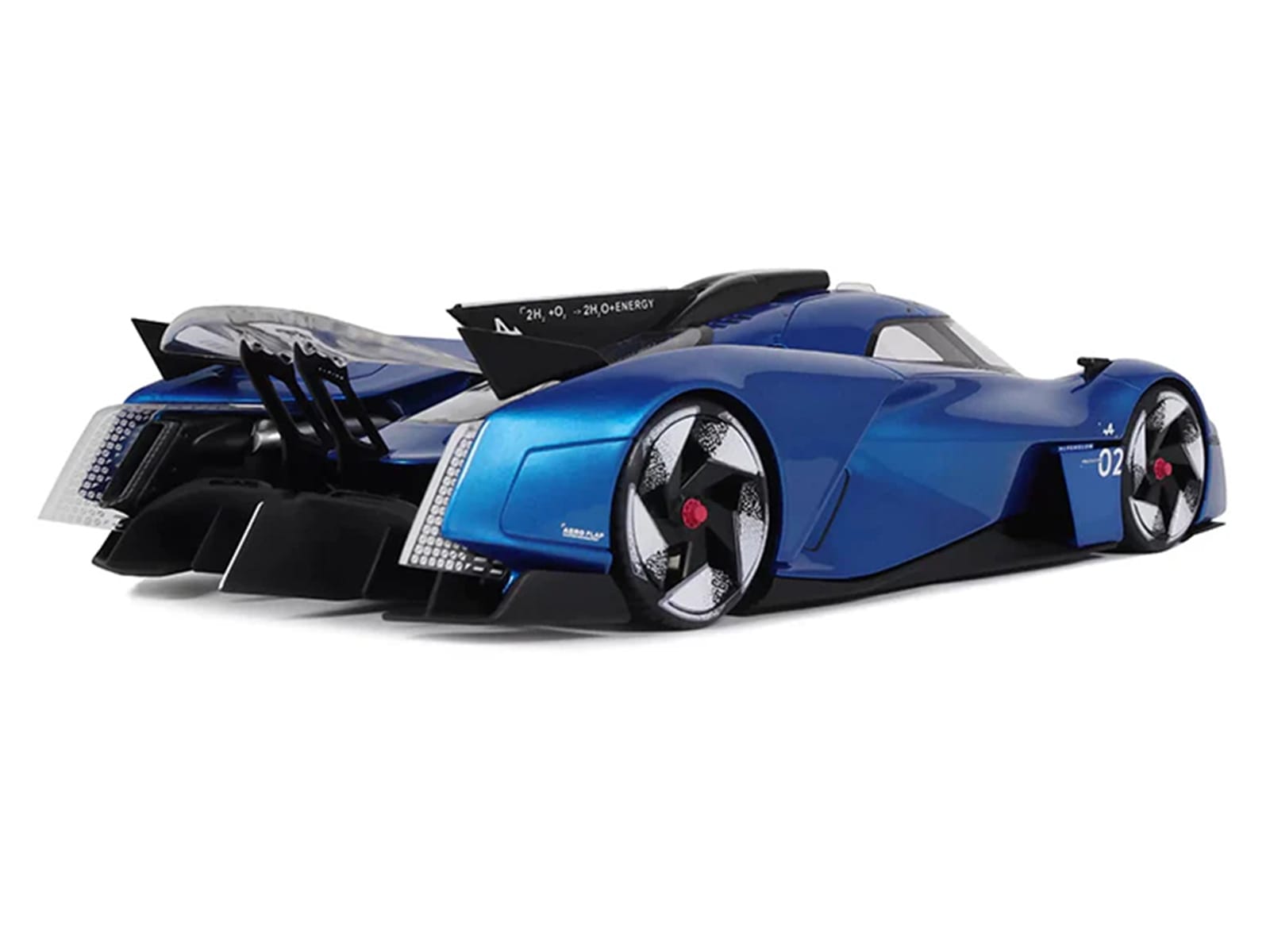 2024 Alpine Alpenglow HY6 Concept Car Specular Blue Metallic 1/18 Model Car by Otto Mobile - Image 5