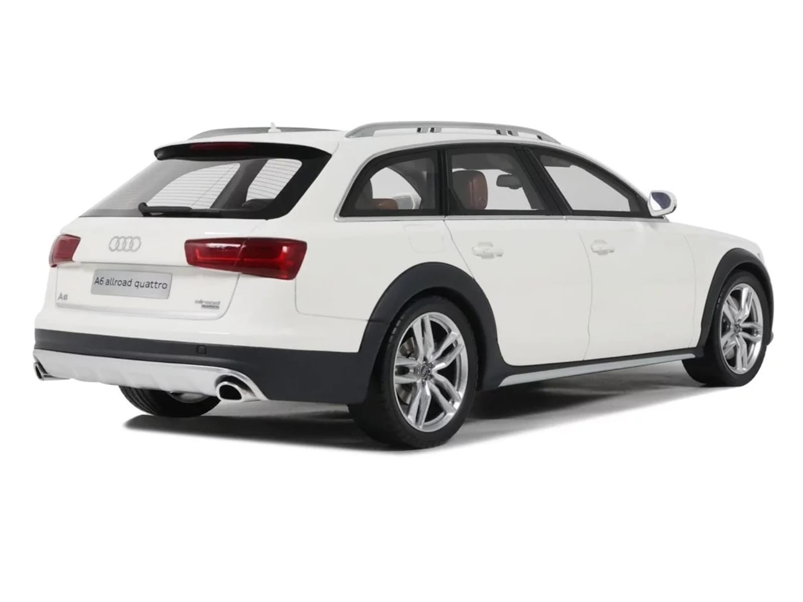 2015 Audi C7 All Road Ibis White 1/18 Model Car by Otto Mobile - Image 5