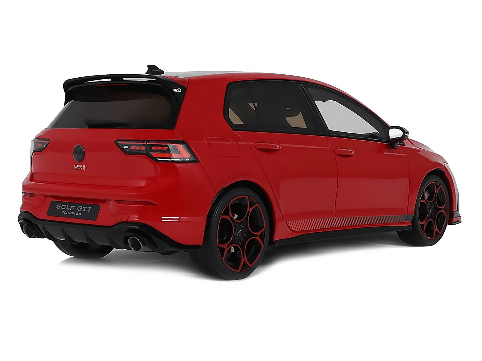 2024 Volkswagen Golf Mk.8 GTi 50th Edition Tornado Red Limited Edition to 999 pieces Worldwide 1/18 Model Car by Otto Mobile - Image 5
